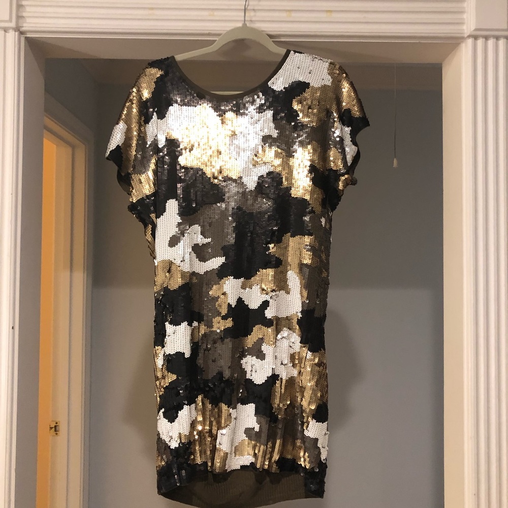 Michael Kors sequin camp dress